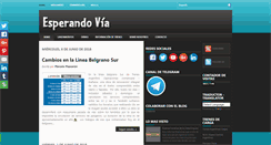 Desktop Screenshot of esperandovia.com.ar
